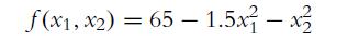 f(x1, x2) = 65-1.5x-x