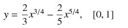 y = 2 +13/4 - 2-15/4 3 [0, 1]