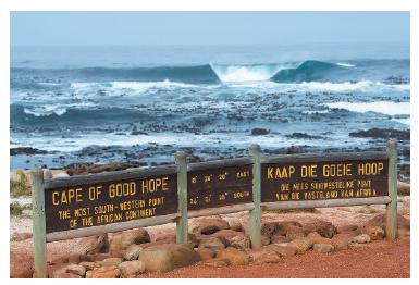CAPE OF GOOD HOPE THE MOST SOUTH-WESTEN POINT OF THE AFRICAN CONTINENT SOUTH KAAP DIE GOEIE HOOP DE MEES