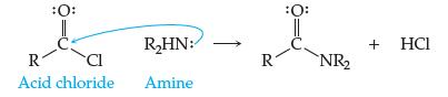 :0: R Cl Acid chloride RHN: Amine :0: 2-ENR NR + HCI