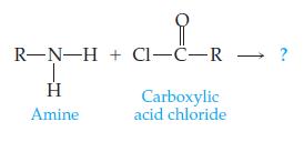 a&R Carboxylic acid chloride R-N-H+Cl-C-R H Amine