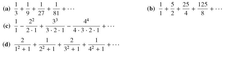 (a) (c) (d) - + - 3 9 27 1 2 1 2.1 + 81 33 3.2.1 2 1 + 1+1 2 +1 + 44 4.3.2.1 2 3 + 1 + + 1 4 + 1 (b) + 5|2 +