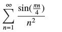 8 n=1 sin() n