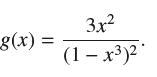 g(x) = 3x (1-x)