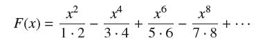 F(x) = 12 1.2 14 3.4 + 15 5.6 18 7.8