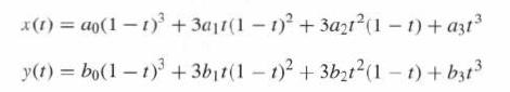 x(1) = a0(1-1) +3a1(1-1) y(t) = bo(1-1) + 3bt(11) + 3a21 (1-1) + a31 + 3bt(1-1) + bzt
