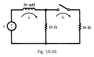 +1 50 mH  10  Fig. 16-29 10
