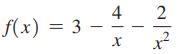 f(x) = 3 3- 4 2 I X x
