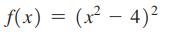 f(x) = (x-4)