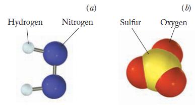 Hydrogen (a) Nitrogen Sulfur (b) Oxygen