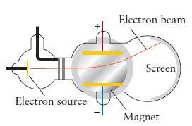 Electron source Electron beam Screen Magnet