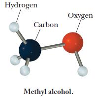 Hydrogen Carbon Oxygen Methyl alcohol.