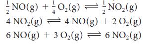 = NO(g) +O(g) NO(g) 4 NO(g) 4 NO(g) + 2 O(g) 6 NO(g) + 3 O(g) = 6 NO(g)