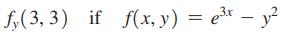 fy(3, 3) if f(x, y) = x - y