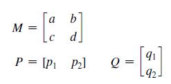 b d P = [P P] M a C Q= 91 -92-