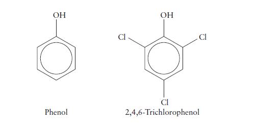 OH Phenol OH Cl 2,4,6-Trichlorophenol