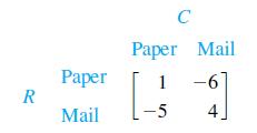 R Paper Mail C Paper Mail 1 -6 -5