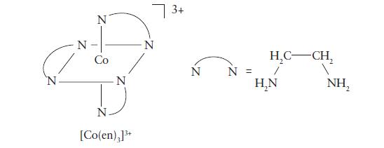 N N Co N. [Co(en),]+ N 3+ N HC-CH N = / HN NH