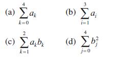 (2) '  k=0 2 (c) Sabi  k=1 3 (b)  = 1 4 (d)  j=0