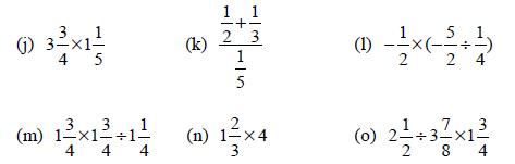 321- 4 5 (m) 12x13 +1- 4 4 4 (k) + 2 3 1 (n) 1-x4 5 + 2 4 (0) 2 7 -3-X11 8 4