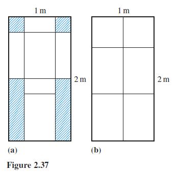 1m (a) Figure 2.37 2 m (b) 1m 2m