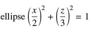 NIM ellipse (2) + (3) = 1