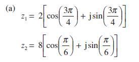 2 = =  = (a) Z - Z 2 cos  | + jsin ? ?] ) T + jsin