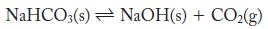 NaHCO3(s) NaOH(s) + CO(g)