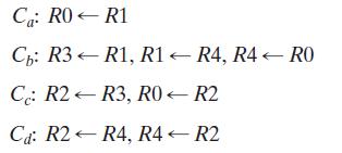 Ca: R0 R1 Cb: R3-R1, R1 - R4, R4-RO C R2 R3, RO - R2 Ca: R2R4, R4 - R2