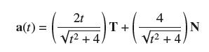 a(t) = 2t 12+4/ 4 T+ () N 1 + 4/