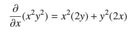 ox(+y) = x(2y) + y(2x)