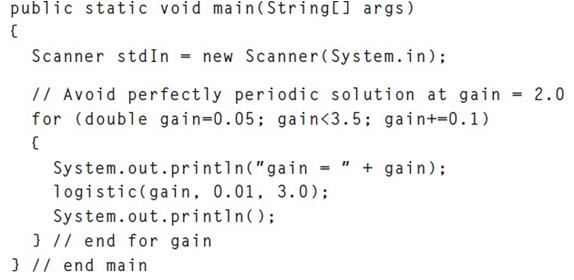 public static void main(String[] args) { Scanner stdIn = new Scanner(System.in); // Avoid perfectly periodic