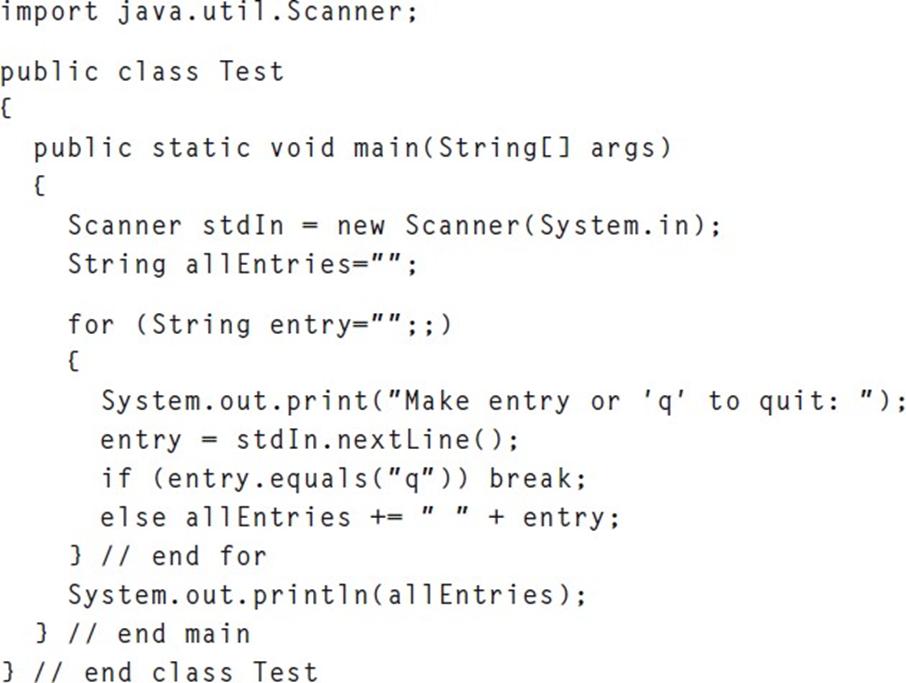 import java.util.Scanner; public class Test { public static void main(String[] args) { Scanner stdIn = new