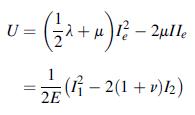 U=(2/2 + ) 1 - 2lle = 2/(1-2(1 + v)12)