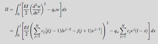 2 dw II = = [[#1 (22)  - 9ow]dx dx 2 N   L'H * S ( = N 0-1)-2-j0j +1)xj-] - 90 cx (1-x) dx