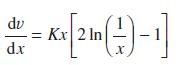 du d.x x [2 n (+)-1] = Kx In