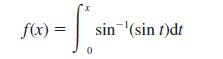 f(x): = 0 sin (sin t)dt