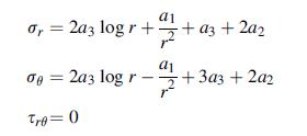 , = 2a3 logr + or de = 2a3 log r Tre=0) - + a3 + 2a2 +3a3 + 2a2