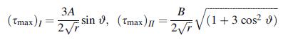 3A (Tmax) sin , (Tmax) = 2  2 r (1+3 cos9)