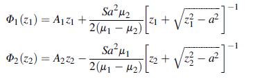 P1 (21) A121 + 02 (22) = A222 Sa  2 (M4 - 4) 1 + / - 0 Sa 2(4 ) 22+2-a L
