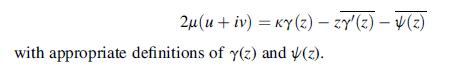 2u(u +iv) - Ky (2) - ZY'(z) - Y(2) with appropriate definitions of y(z) and (z).