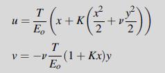 T -=[ (x + x ( 1/ + 0  ) K Eo = 11 n a== v=-v T -(1 + Kx)y