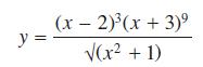 y = (x - 2)(x+3) (x + 1)