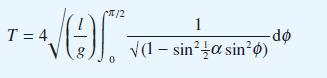T = 4OS Jo 1 (1-sin-a sin0) -do