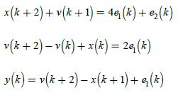 y(k) = v(k + 2)  x(k + 1) + q (k) (y) bz = (y)x + (y)-(z + y) (y) + (y) b = (1+y) + (x + y)x
