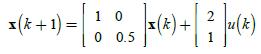 x(*+1) = 10 0 0.5 (1) + [2]) 1