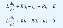 di L + R(i, - i) + Ri = E dt di dt L- + Ri - R(i  ) = 0