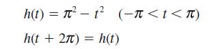 2 h(t) = t (-