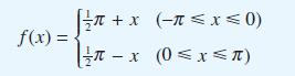 S + x (x0) 1 1/2 = x -x (0 x) f(x) =