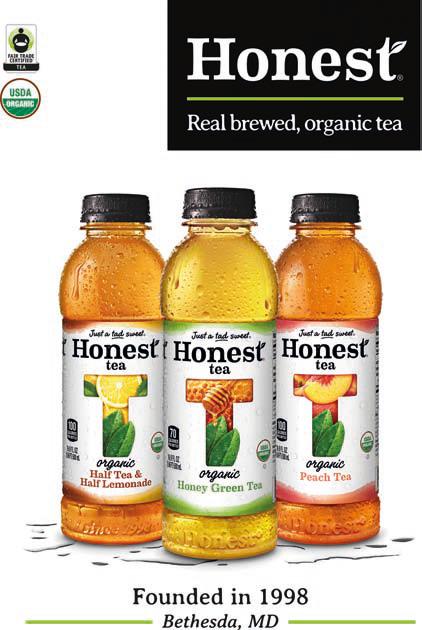 FAIR TRADE TEA USDA ORGANIC Just a tad sweet. Just a tad sweet. Just a tad sweet. Honest Honest Honest tea